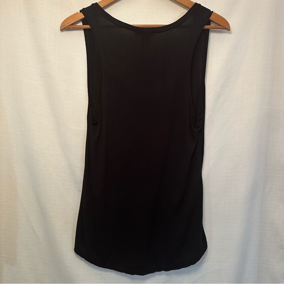 PAIGE Black Tank Top Size Medium - Picture 7 of 11